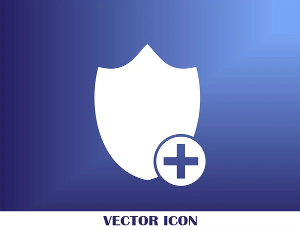 Ícone de web de vetor de escudo — Vetor de Stock