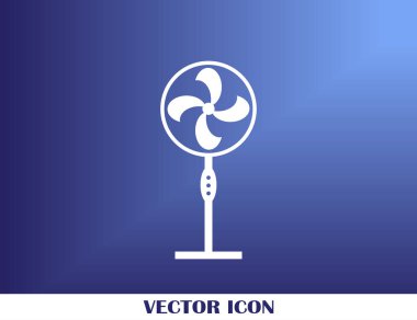 Havalandırma simgesi. Hava havalandırma veya fan simge. Vektör çizim