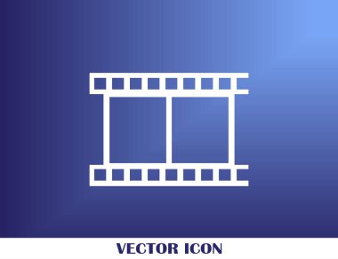 video simgesi, vektör illüstrasyonu