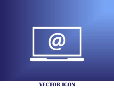 dizüstü bilgisayar kutsal kişilerin resmi içinde e-posta