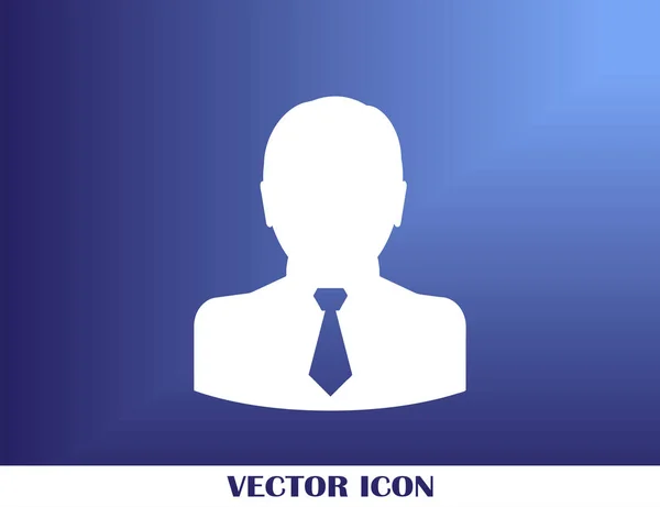 Icône web vectoriel homme d'affaires — Image vectorielle