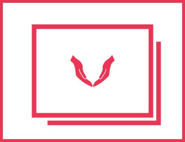 eller simge vektör, düz tasarım en iyi vektör simgesi