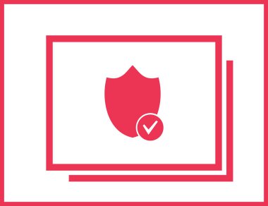 Kalkan vektör web simgesi