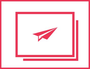 Uçak simge vektör, katı logo illüstrasyon, sembol