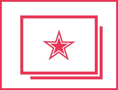 Yıldız izole düz Web telefon simgesi