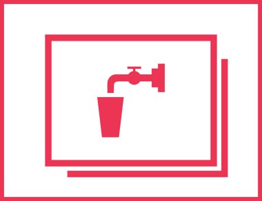 Vinç simge vektör. Daire basit siyah piktogram. Resimde sembolü