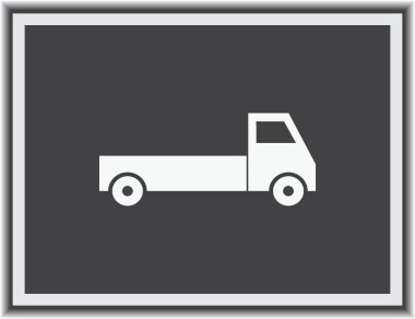 Teslimat vektör web simgesi