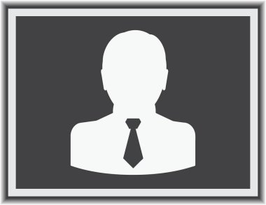 İşadamı vektör web simgesi