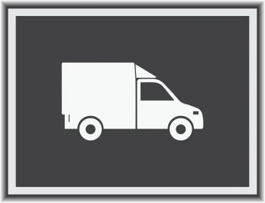 Teslimat vektör web simgesi