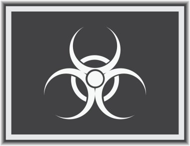 Vektör biyo tehlike simgesi