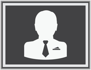 İşadamı vektör web simgesi