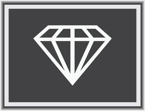 线钻石矢量图标 — 图库矢量图片