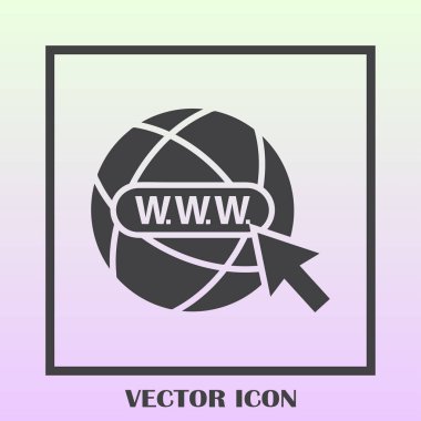 Web sitesi web vektör simgesi