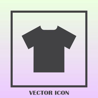 T-shirt web simge vektör.