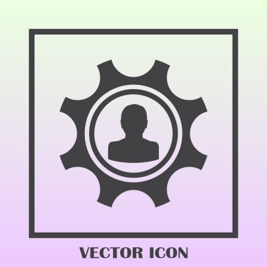 antika arka plan vektör sanat ile dişli simgesini