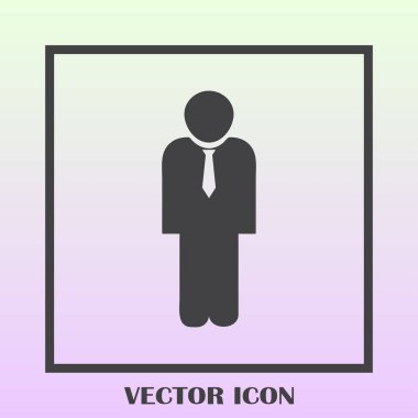 İşadamı vektör web simgesi