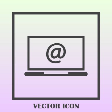 dizüstü bilgisayar kutsal kişilerin resmi içinde e-posta