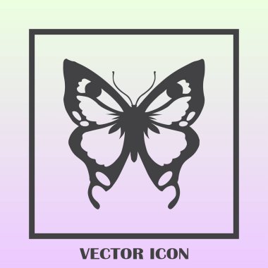 Kelebek vektör web simgesi