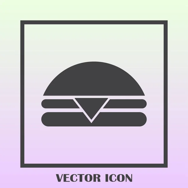 Hamburger Ikone. Webdesign — Stockvektor