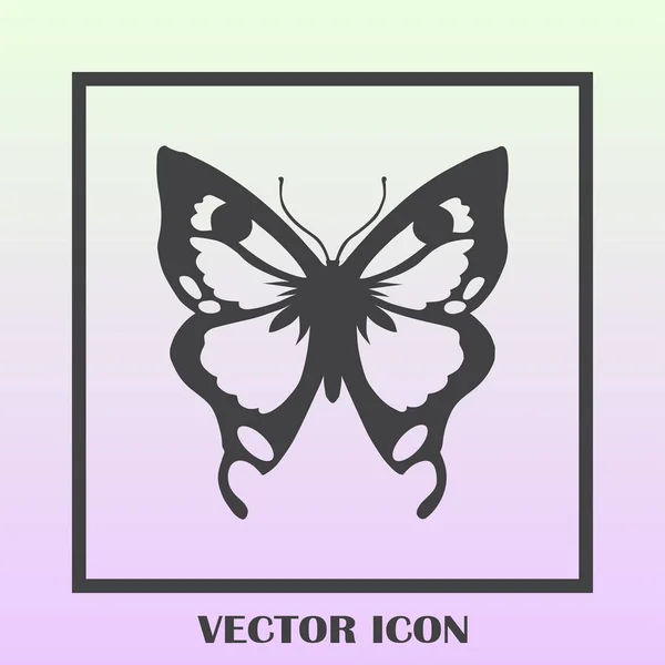 Icône web papillon vecteur — Image vectorielle