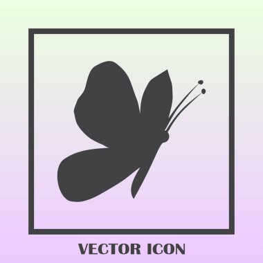 Kelebek vektör web simgesi