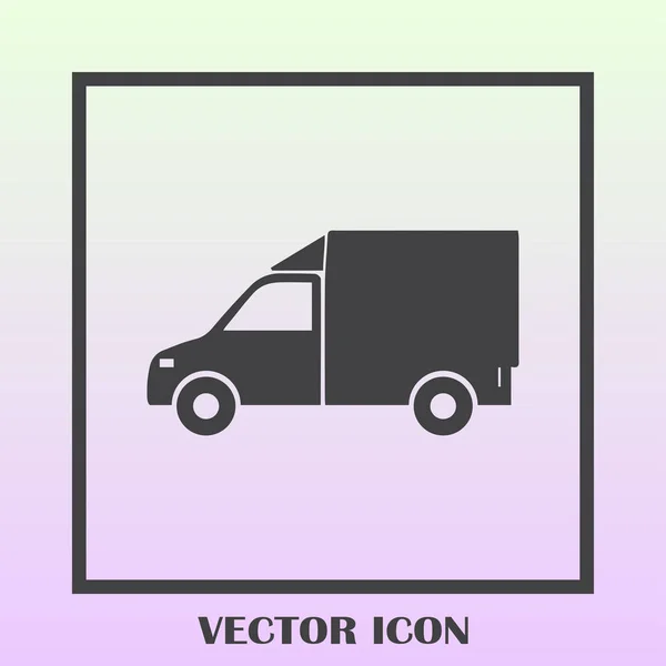 Vetor de entrega ícone web — Vetor de Stock