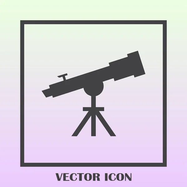 Icône vecteur web télescope — Image vectorielle