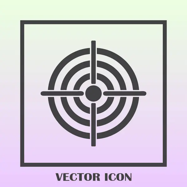 Ikonę nacelowania, ilustracji wektorowych dla web design — Wektor stockowy