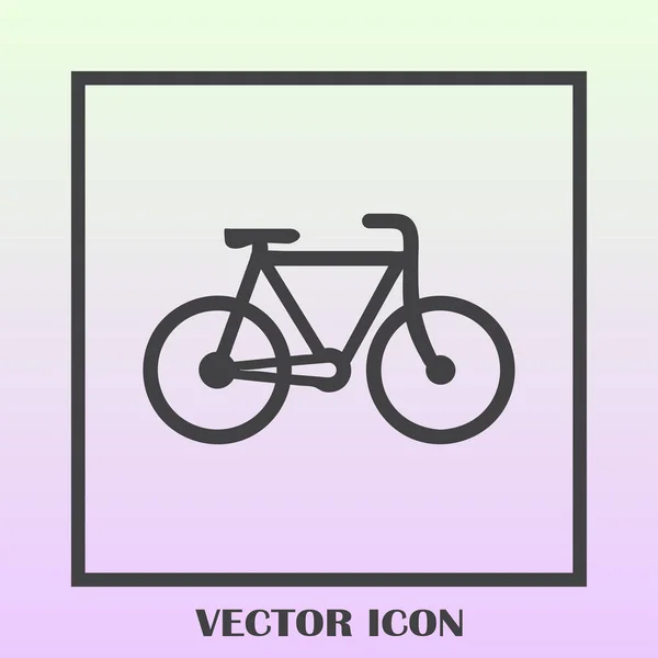 Bicicleta ícone estoque vetor ilustração plana design — Vetor de Stock