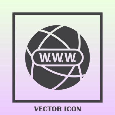 Web sitesi web vektör simgesi