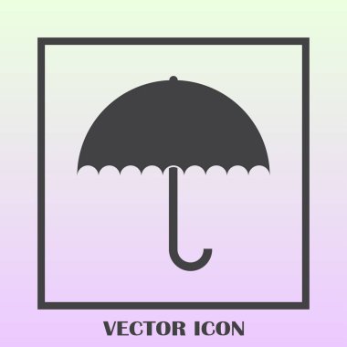 Şemsiye vektör web simgesi