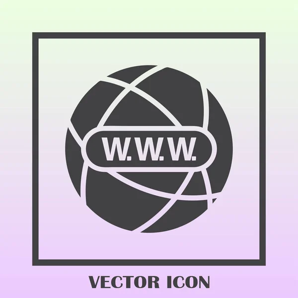 Webseite Vektor Web-Symbol — Stockvektor