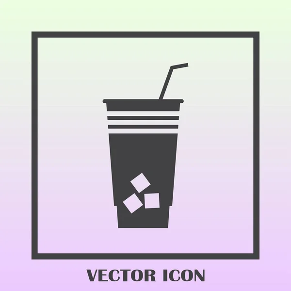 Cóctel vector web icono — Archivo Imágenes Vectoriales