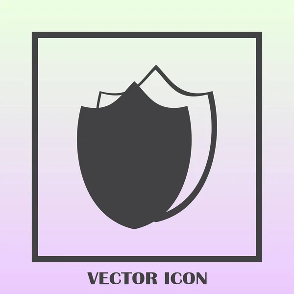 Ikon web vektor perisai - Stok Vektor