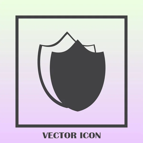 Ikon web vektor perisai - Stok Vektor