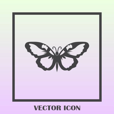 Kelebek vektör web simgesi