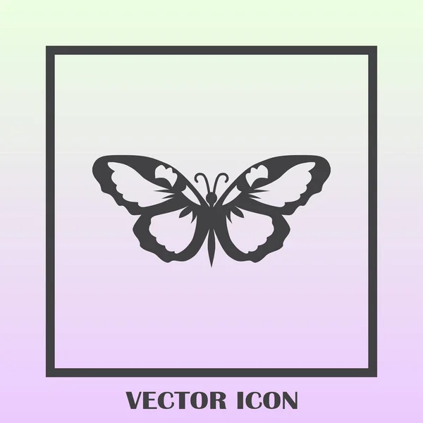 Pillangó vektor web icon — Stock Vector