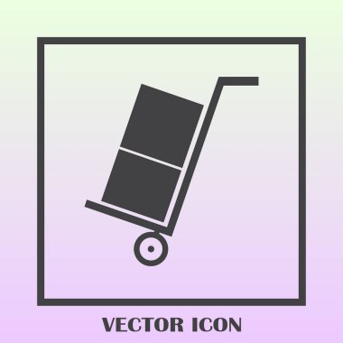 Bagaj vektör web simgesi.