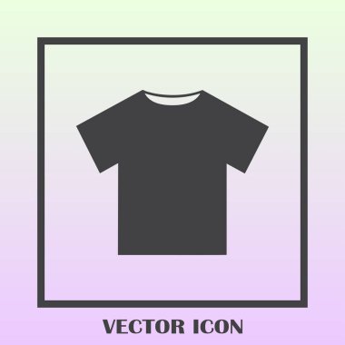 T-shirt web simge vektör.