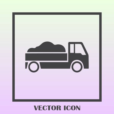 Teslimat vektör web simgesi