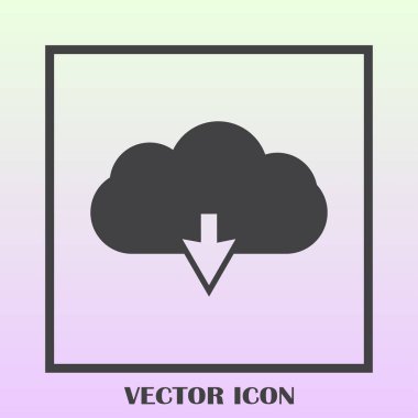 Web bulut veri simgesi