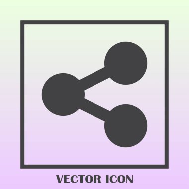 Atom vektör web simgesi