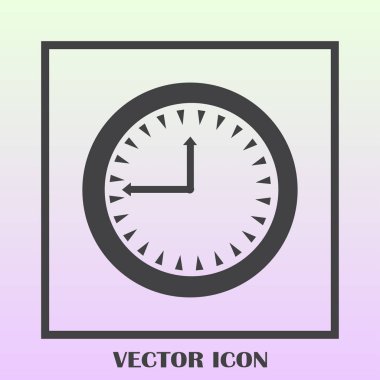 Saat, saat vektör simgesi