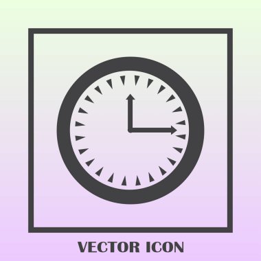 Saat, saat vektör simgesi