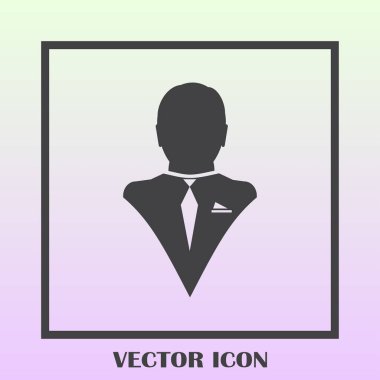 İşadamı vektör web simgesi