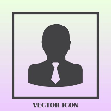 İşadamı vektör web simgesi