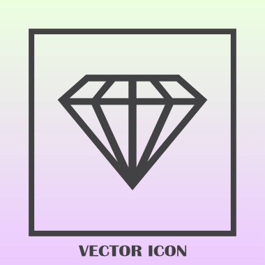 satır elmas vektör simgesi