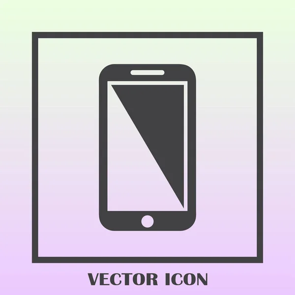 Teléfono web vector icono — Vector de stock