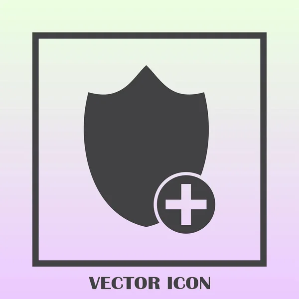 Escudo vector web icono — Archivo Imágenes Vectoriales