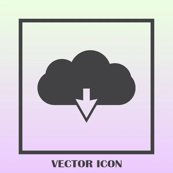 Web-Cloud-Daten-Symbol — Stockvektor